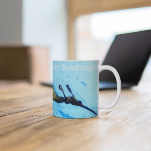 Weedy Seadragon en Bleu Ceramic Mug (EU)