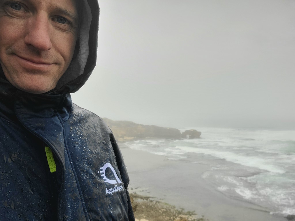 Swim Parka Waterproof Poncho Port Phillip Bay Sorrento Mornington Peninsula Victoria