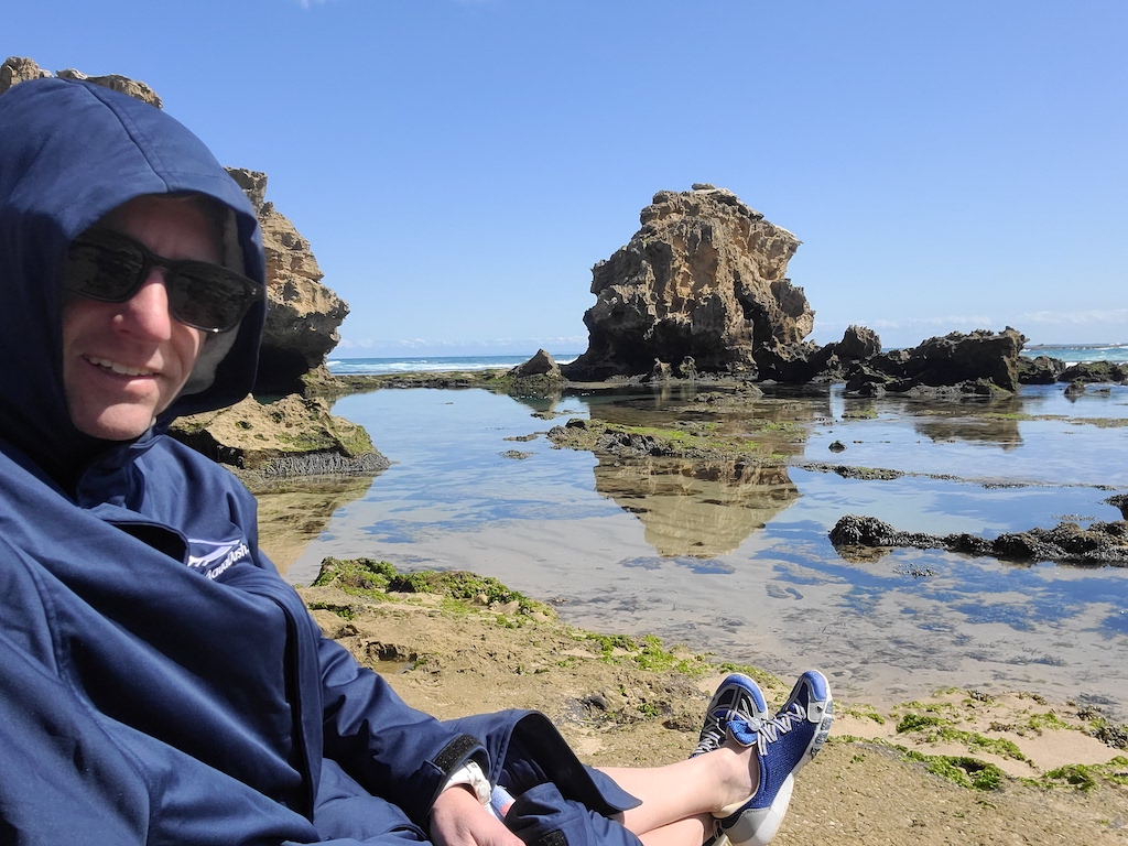 Cold Water Immersion Swim Parka Waterproof Poncho Sorrento Mornington Peninsula Victoria