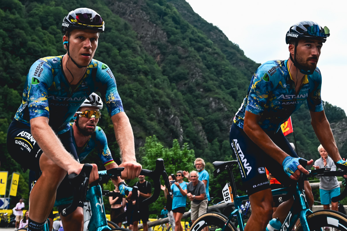Astana Qazaqstan Cycling Team Tour de France 2023 Mark Cavendish Gianni Moscon Cees Bol