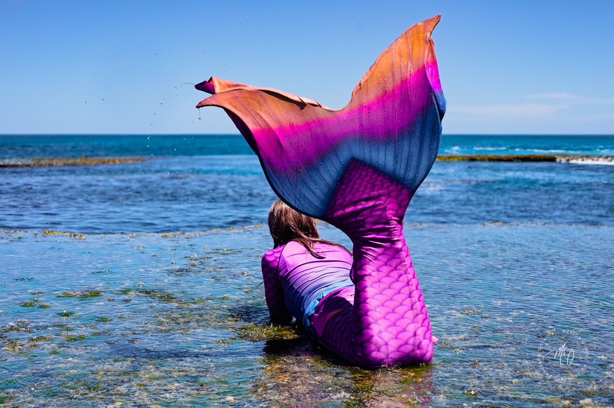 Mermaid Lola Mornington Peninsula Coastal Rockpools Glamour Cape Cali Photoshoot