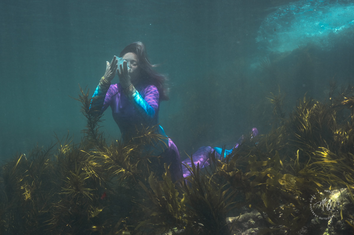 Mermaid Lola Melbourne Rockpools Underwater Cape Cali Photoshoot