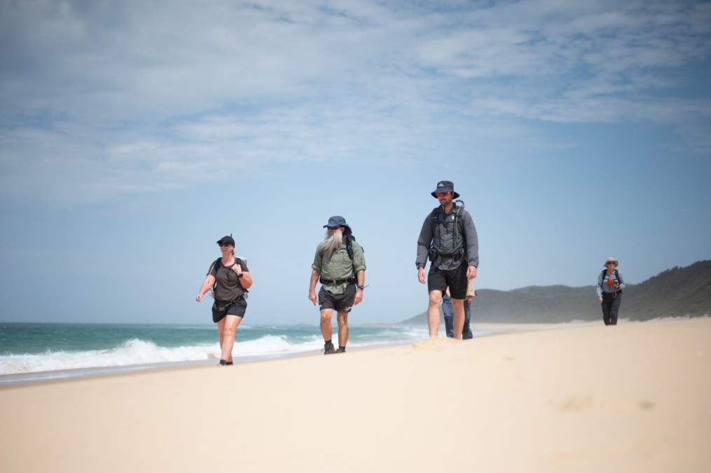 Photoshoot for New Tourism Multi Day Coastal Hike in Eastern Victoria