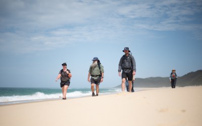 Photoshoot for New Tourism Multi Day Coastal Hike in Eastern Victoria