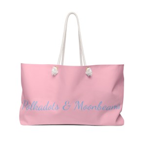 Moonbeams Weekender Bag in Pink